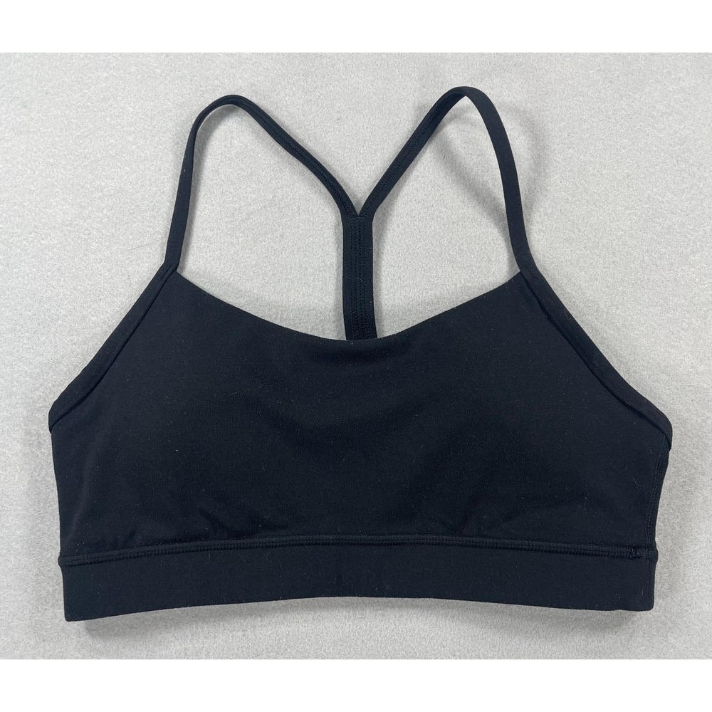 Kyodan Womens Sports Bra Racerback Scoop Neck Black Size Small